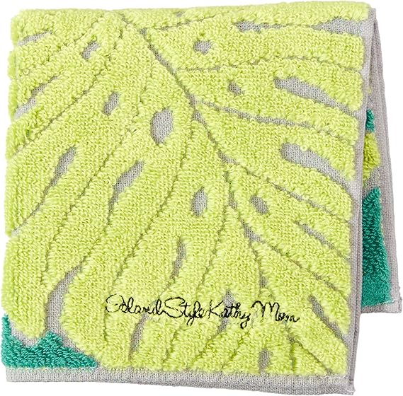 Amazon キャシーマム アイランドスタイル レディース タオルハンカチ b グリーン 日本 25cm 25cm Free サイズ ハンカチ バンダナ 通販