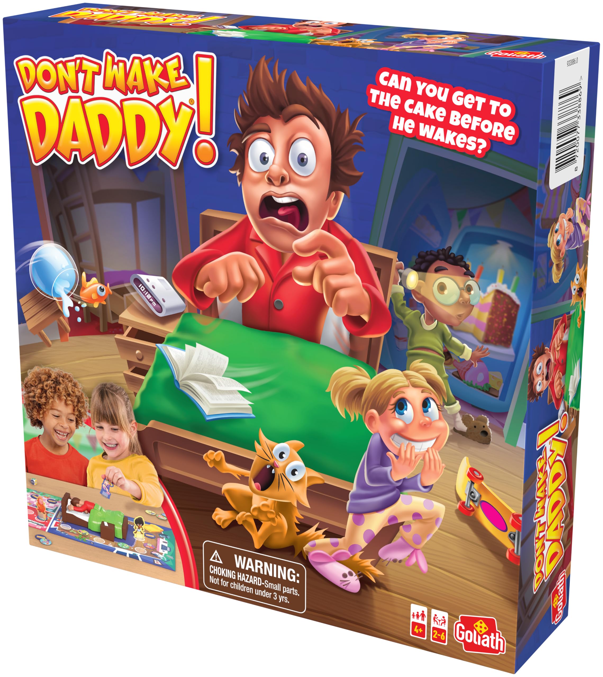 Goliath Don't Wake Daddy Board Game | Surprise Action Game for Kids | 2-6 Players, Ages 4+