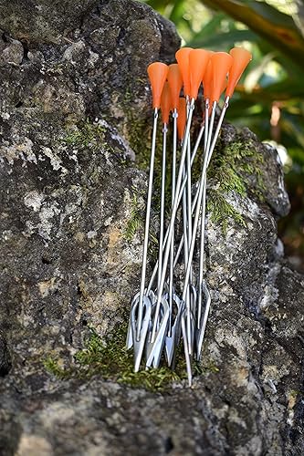 thumbnail interactive-video image 1 of FSFF 3-Blade Carbon Fiber Razor Darts - 12 Pack 0.625 Caliber Broadhead Darts For Blowguns & Hunting 1 of 2