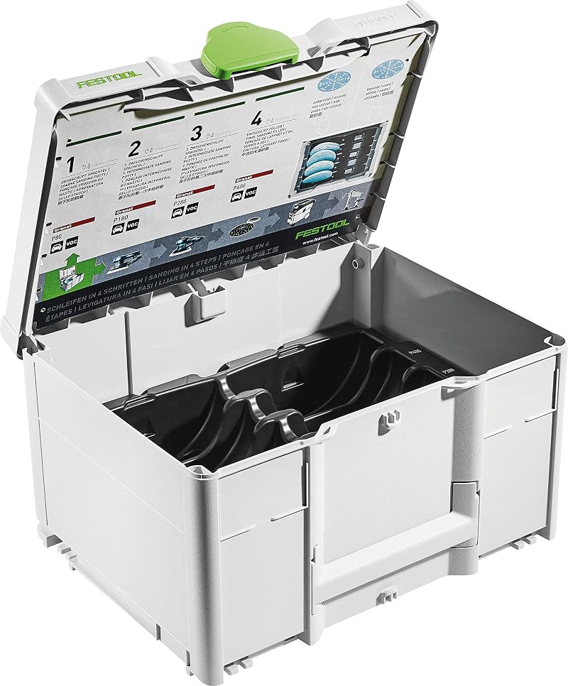 Festool Systainer³ SYS-STF D 150 4S Storage Case Organizer 10 Compartments