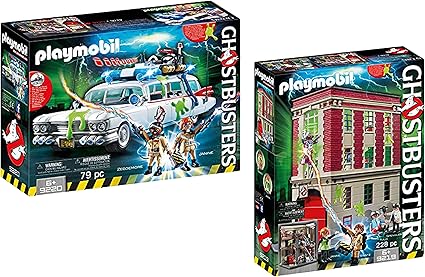Amazon Com Playmobil Ghostbusters Ecto 1 With Ghostbusters