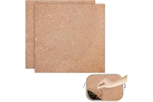 U0U 2 Pieces Worm Blanket Worm Bin Blanket,2 x 2Ft Wor m Blankets Subpod,Degradable Jute Fibre Blankets for Compost Bin,Farm Compost for Keep Worms Dark and Moist