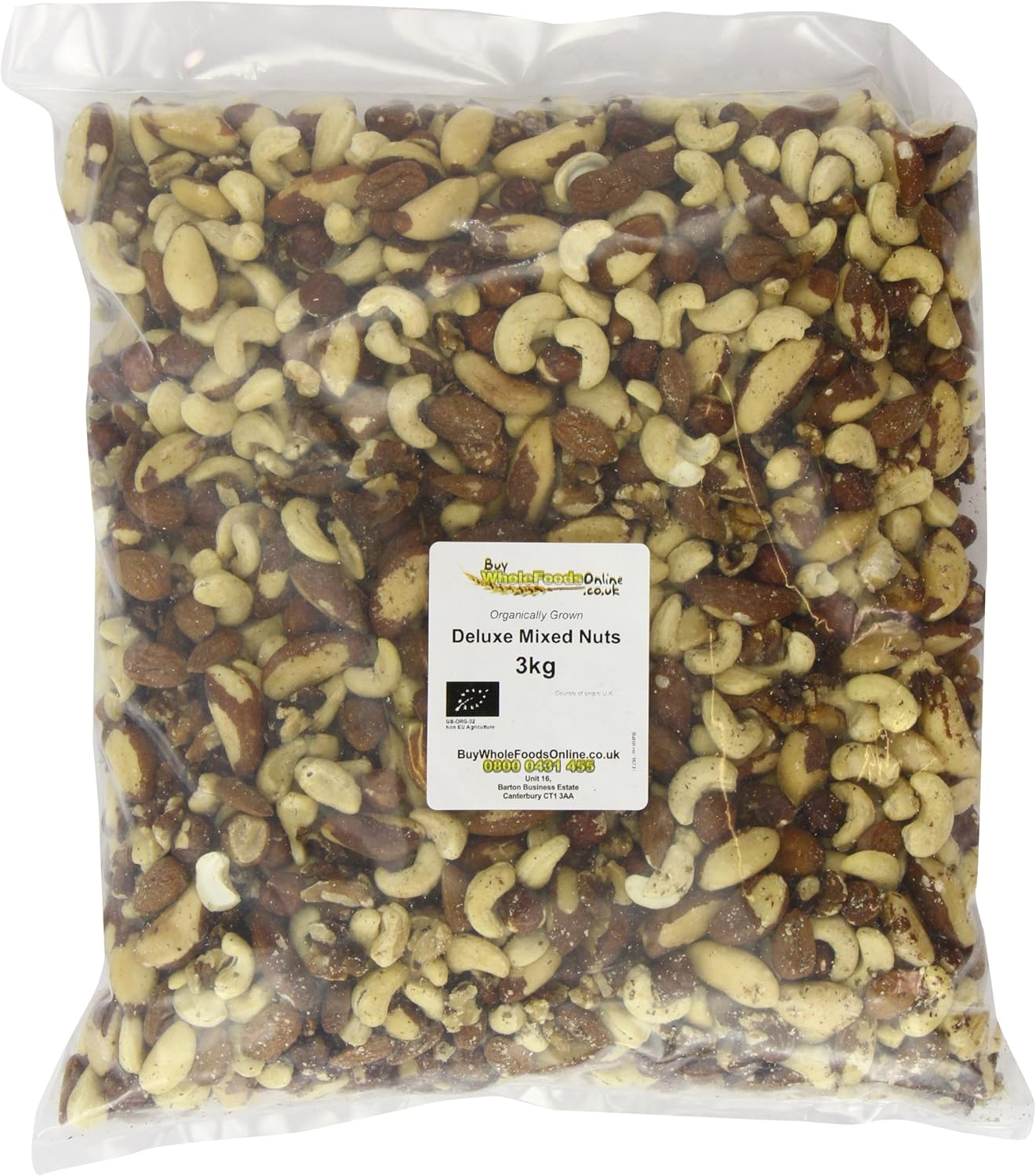 Buy Whole Foods Online Organic Deluxe Mixed Nuts 2.5 Kg Amazon.co.uk