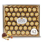 Ferrero Rocher, 42 Count, Premium Milk Chocolate