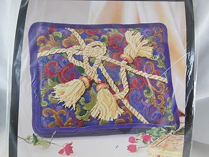 Amazon Com Bucilla Needlepoint Kit Silk Tassels Designed By Nancy