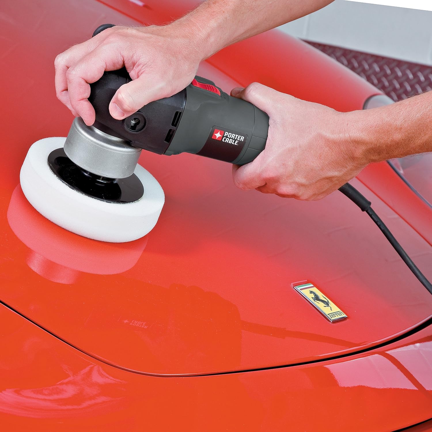 PORTER-CABLE Random Orbit Sander with Polishing Pad, 6-Inch (7346SP) - Power Random Orbit Sanders - 