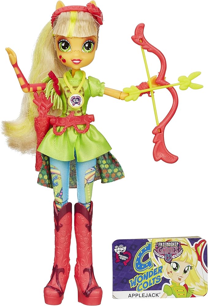 My Little Pony Equestria Girls Archery Applejack, Dolls Amazon Canada