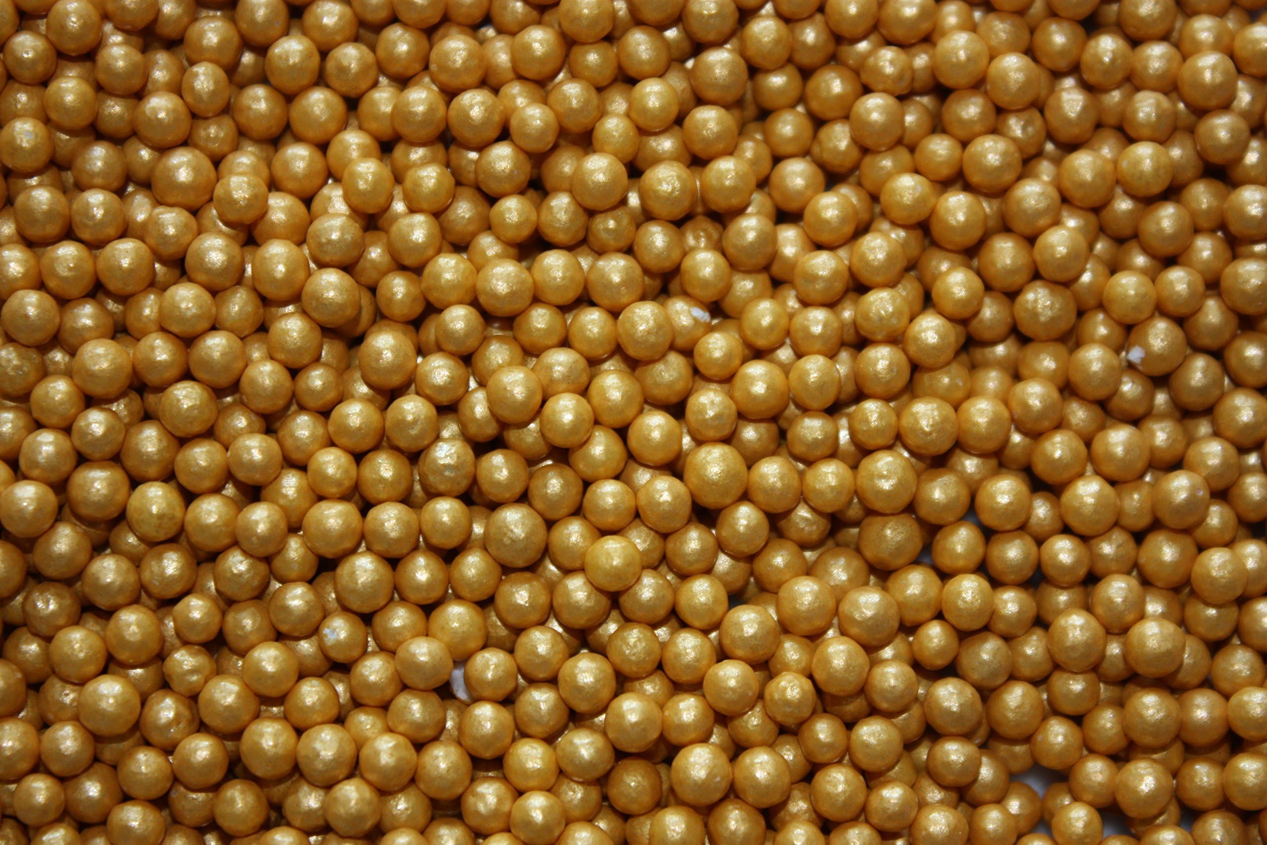Gold Pearls, Edible (50g)