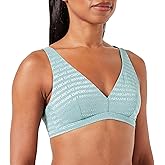 Emporio Armani Womens Women's All Over Logo Mesh Bralette Bra