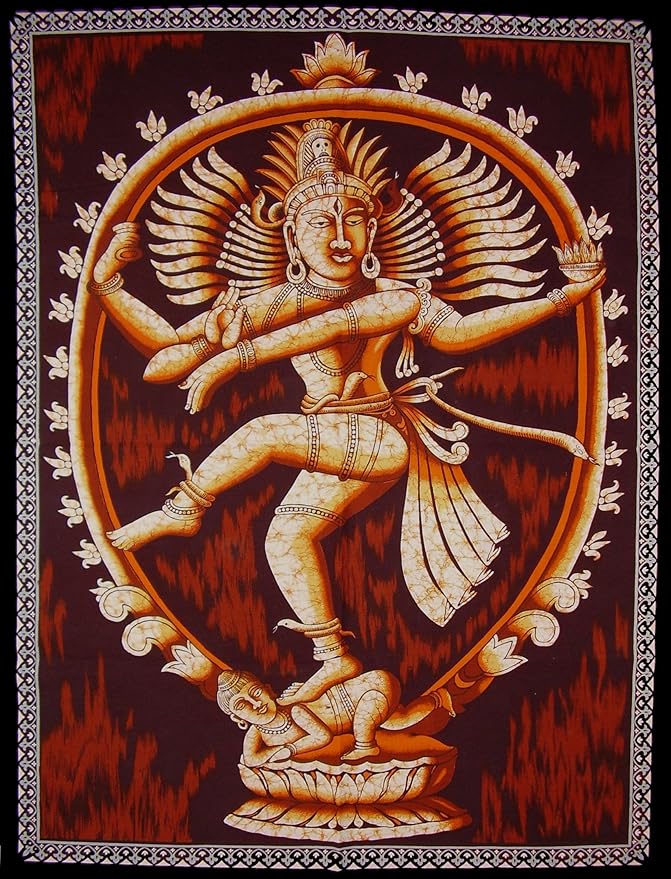 Indian/South Asian Tapestries hindu NATARAJ shiva dance natraj nataraja