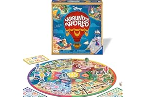 Ravensburger's Disney Around The World, Family Adventure Game for 2 to 4 Players Ages 4 and Up