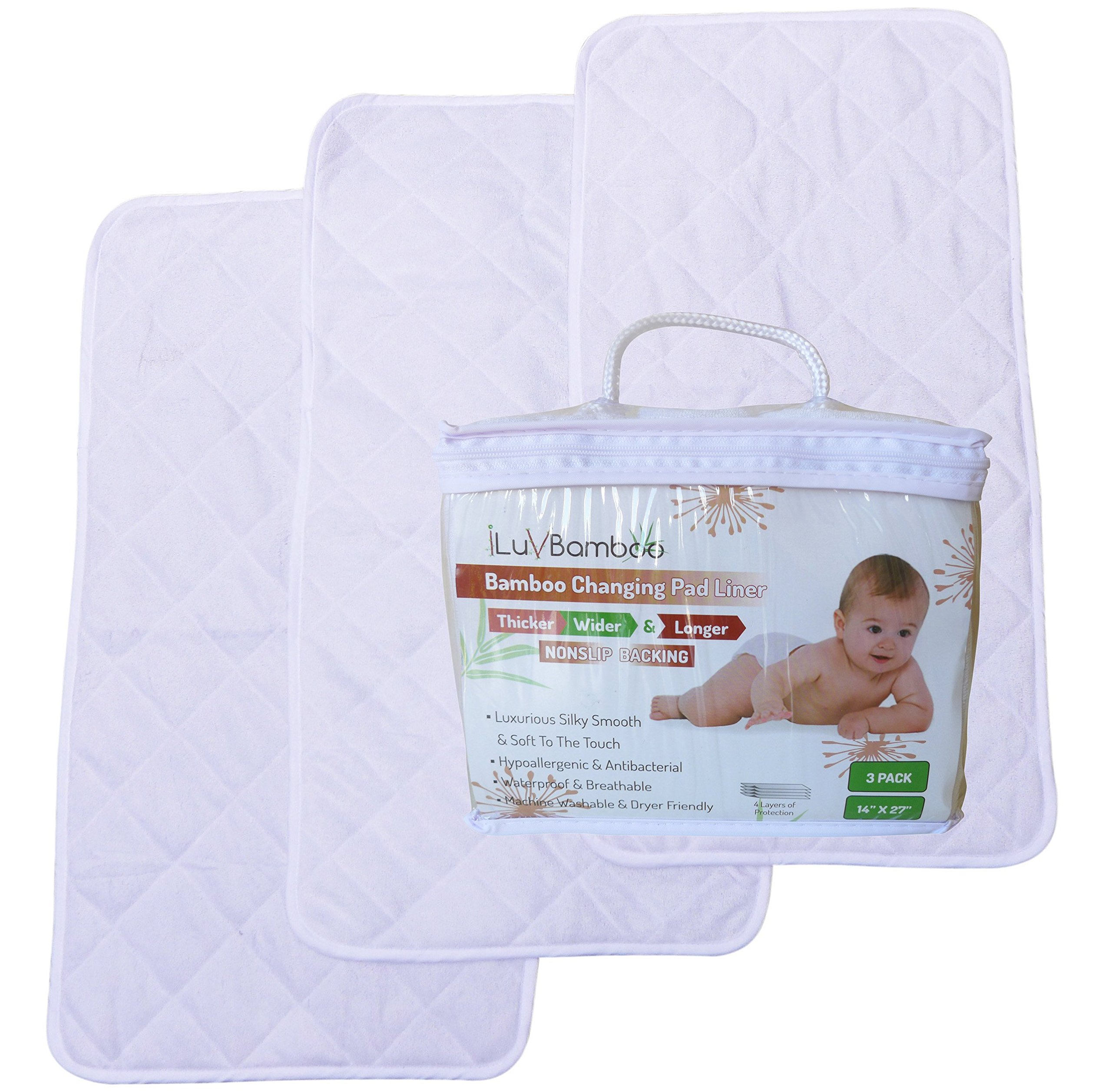 bamboo changing pad liners