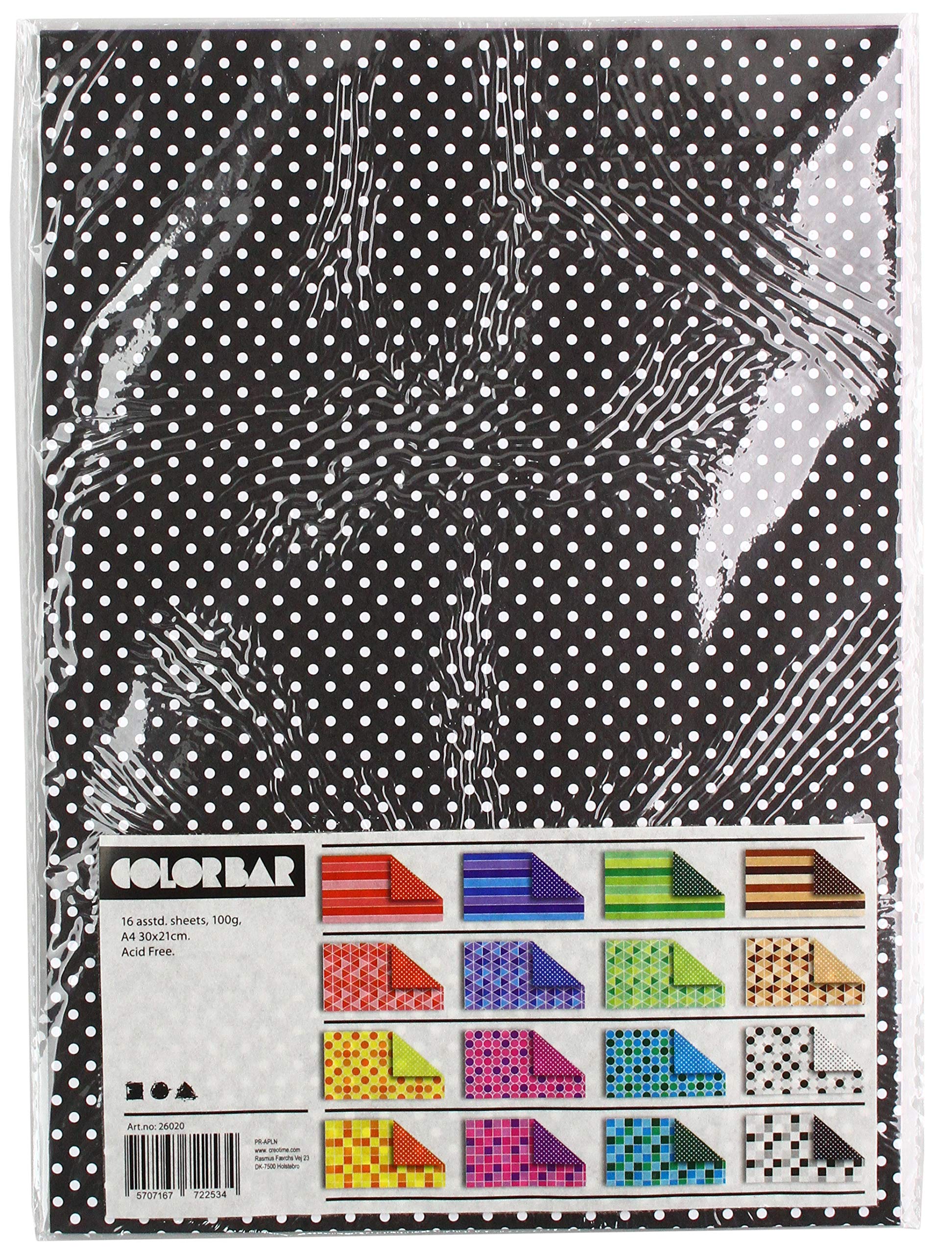 Color Bar 26020 16-Piece Color Bar Card, Multi-Colour