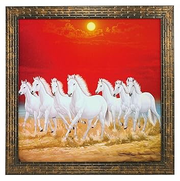 Indianara Vastu Seven Horses Painting 1639 Without Glass Indianara (2019)pelicula Completa Netflix