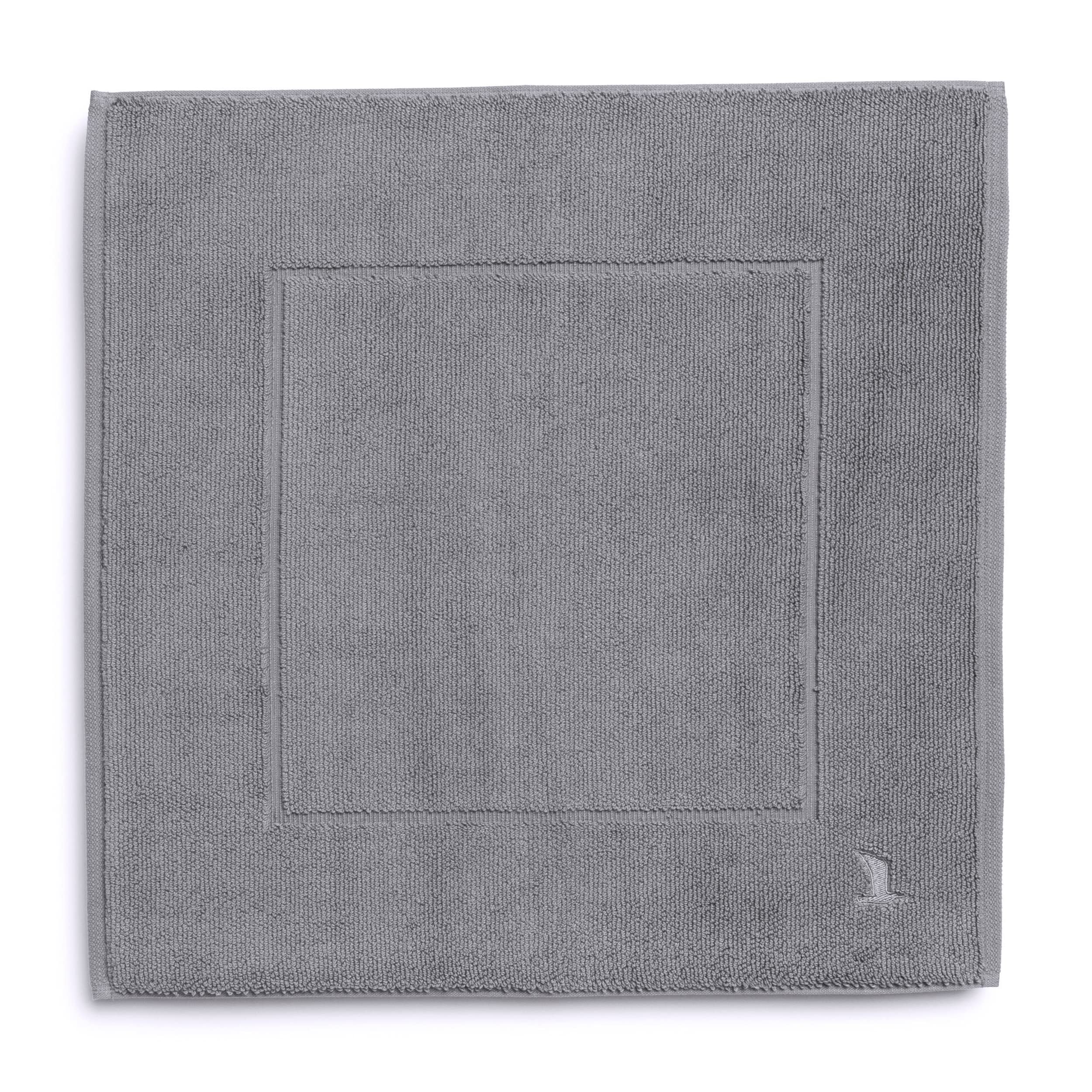 Möve Superwuschel bath mat 60 x 60 cm made of 100% cotton, stone