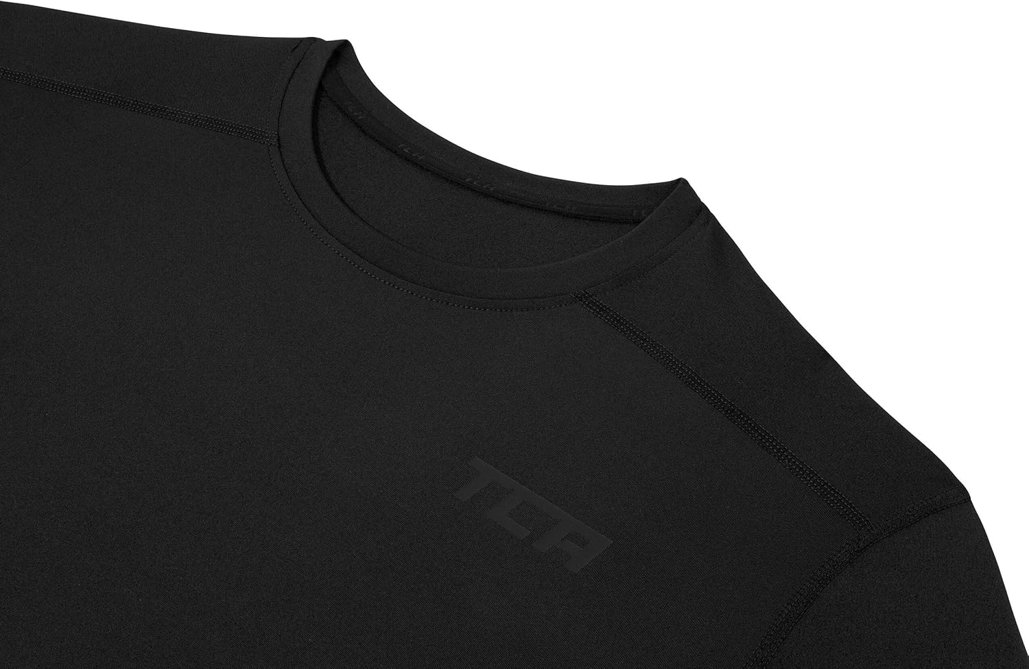 TCA Boys' Youth & Men's Pro Performance Compression Shirt Long Sleeve Base Layer Thermal Top - Crew/Mock Neck: Clothing