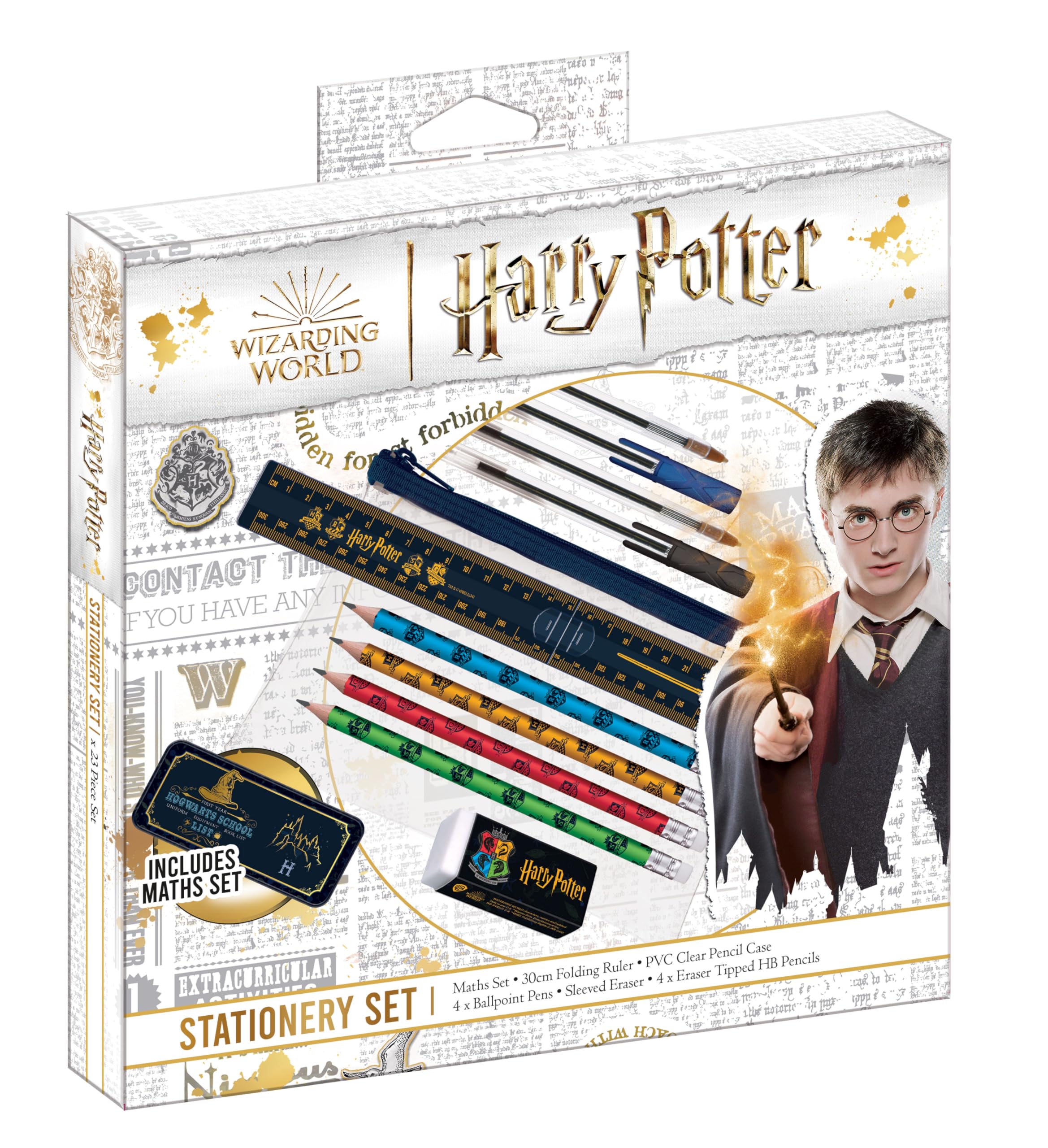 Harry Potter Stationery Set by Helix - Complete Set of School Equipment