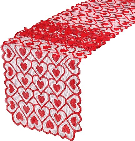 Boao Chemin De Table Saint Valentin Chemin De Table En Dentelle