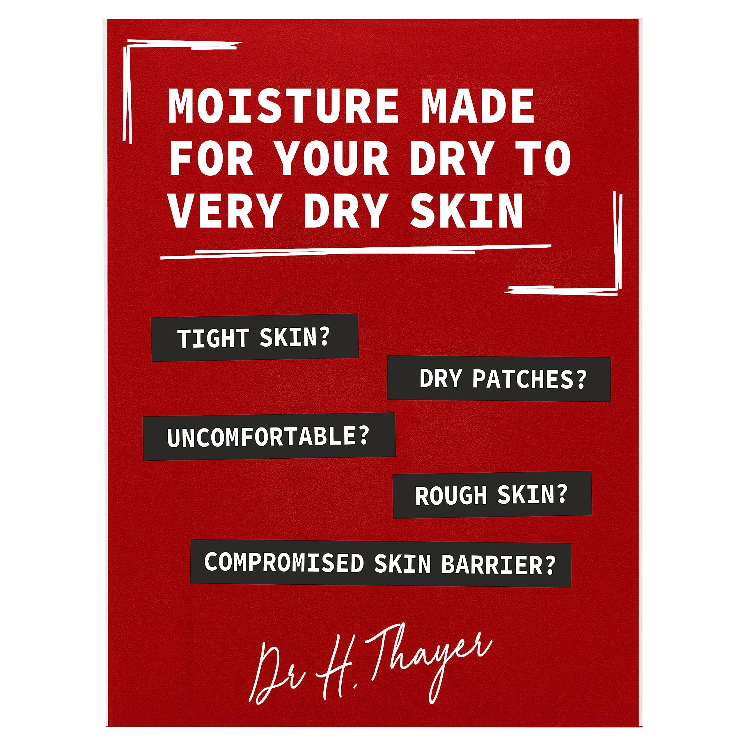 THAYERS Barrier Bestie Ultra Whip Face Cream, Moisturizer with Sugarcane Squalane and Ceramides, Skin Care for Dry to Very Dry Skin, 2.0 Oz