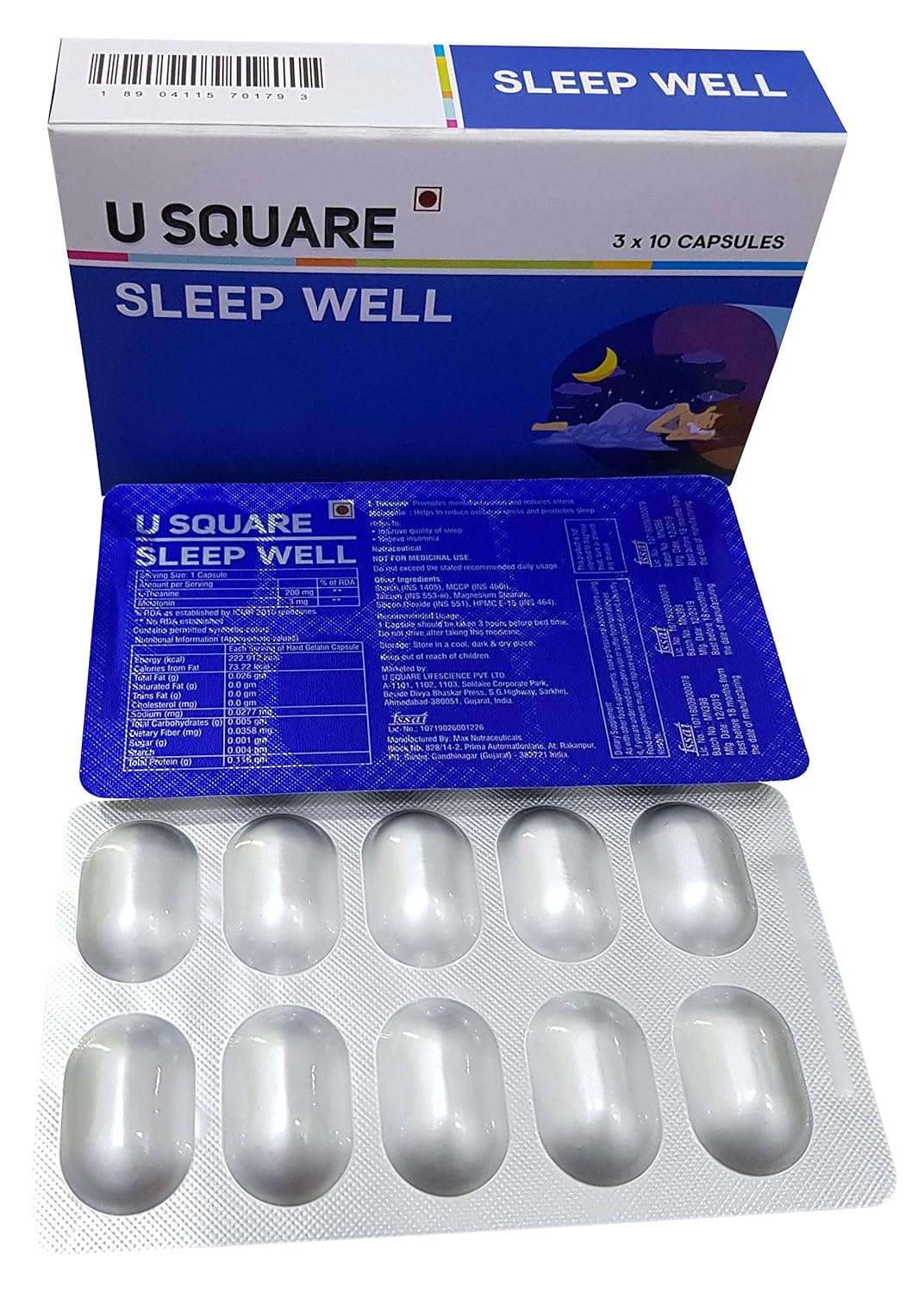 Buy Sleep Well Melatonin 3mg_30 Capsules Online at Low Prices in India