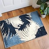 Rugshop Lucca Contemporary Floral Indoor/Outdoor 2' X 3' Navy