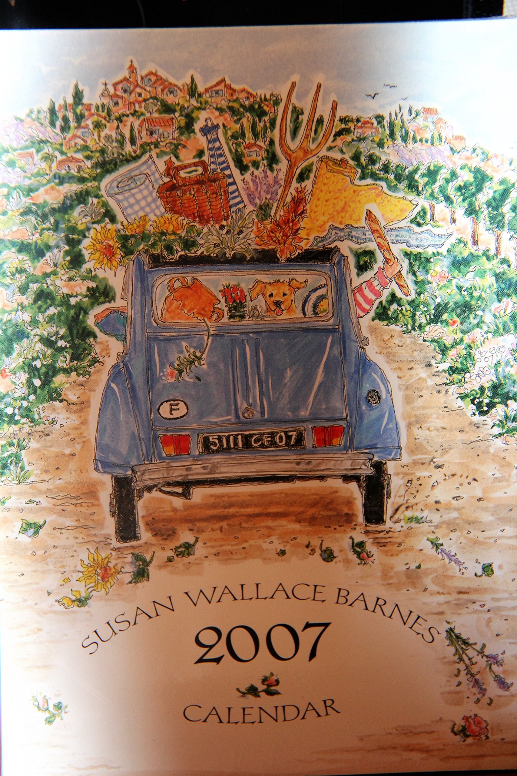Susan Wallace Barnes 2007 Calendar Twelve Individual 5 X7