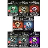 Andrzej Sapkowski Witcher Series Collection 8 Books Set (Last Wish, Sword of Destiny, Blood of Elves, Time of Contempt, Bapti