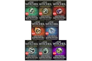 Gollancz-Andrzej Sapkowski Witcher Series Collection 8 Books Set (Last Wish, Sword Of Destiny, Blood Of Elves, Time Of Contem