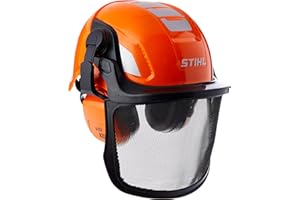 Stihl Unisex Kids Helmet Set Toy Helmet, Orange, One Size, orangetti, One Size