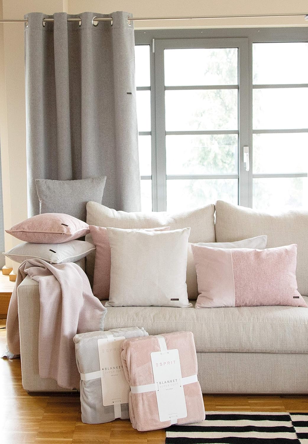 Amazon De Esprit Harp Osenschal Polyester Braun 250 X 140 Cm