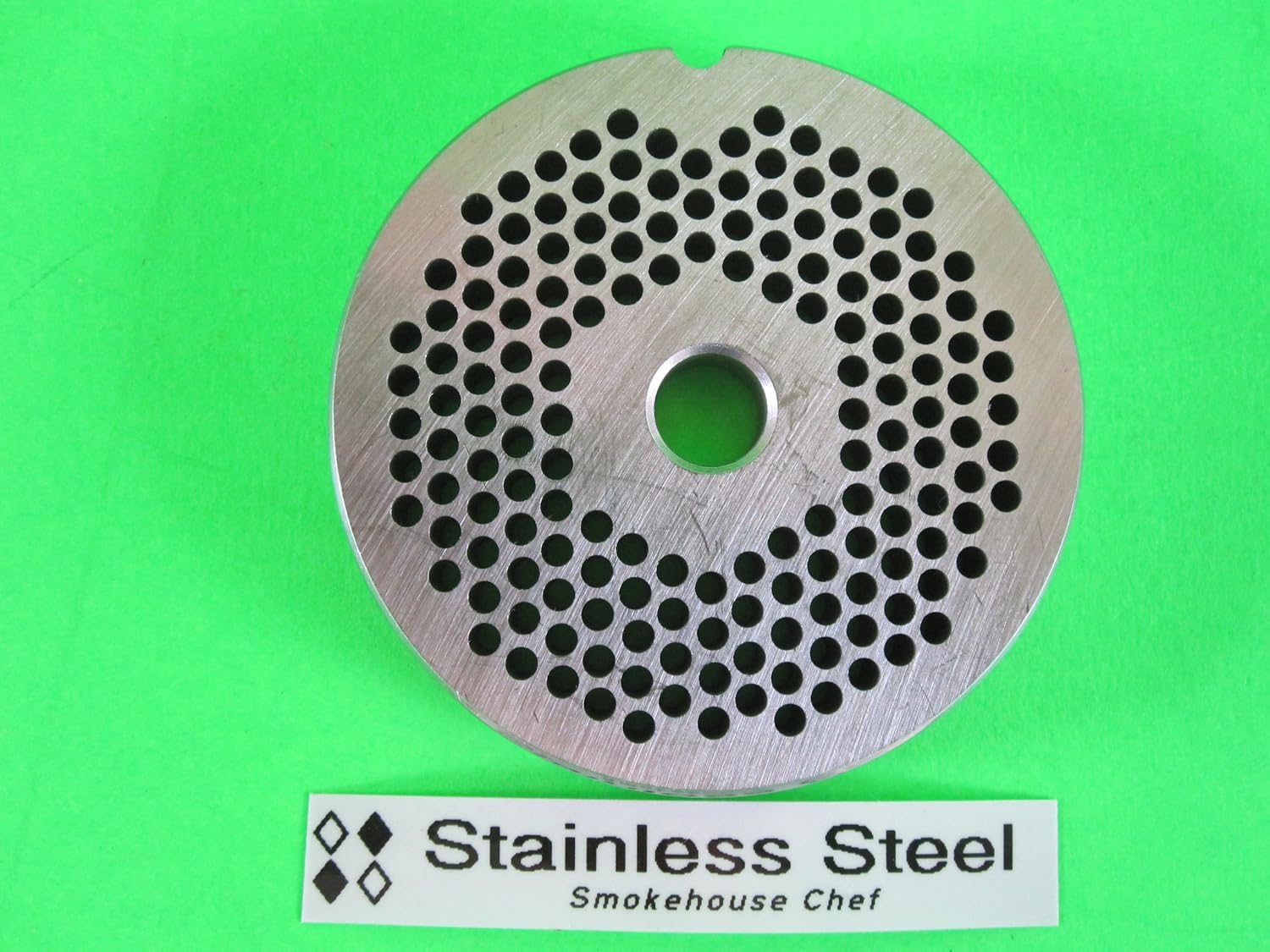 #12 x 1/8" STAINLESS STEEL Meat Grinder plate disc for Hobart LEM Cabelas Universal MTN & others