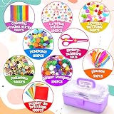 obqo 3000+ Pcs Kids Art and Craft Box Purple All in One Set view 2