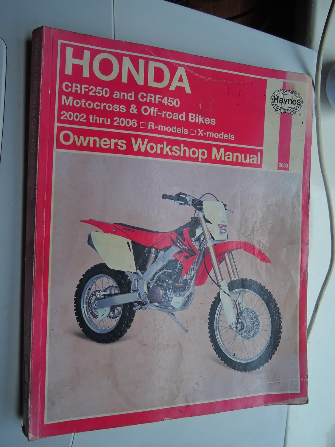 Honda CRF 250 450 Repair Manual Haynes Service Manual Workshop Manual 2002-2006:  Amazon.co.uk: Car & Motorbike