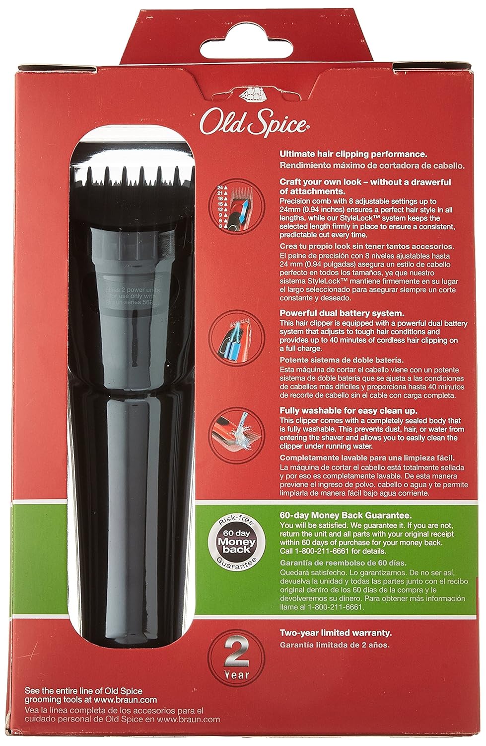 braun old spice hair clipper