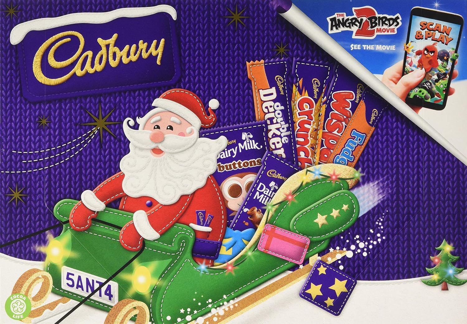 Cadbury Santa Chocolate Selection Box 153g Amazon Co Uk Grocery