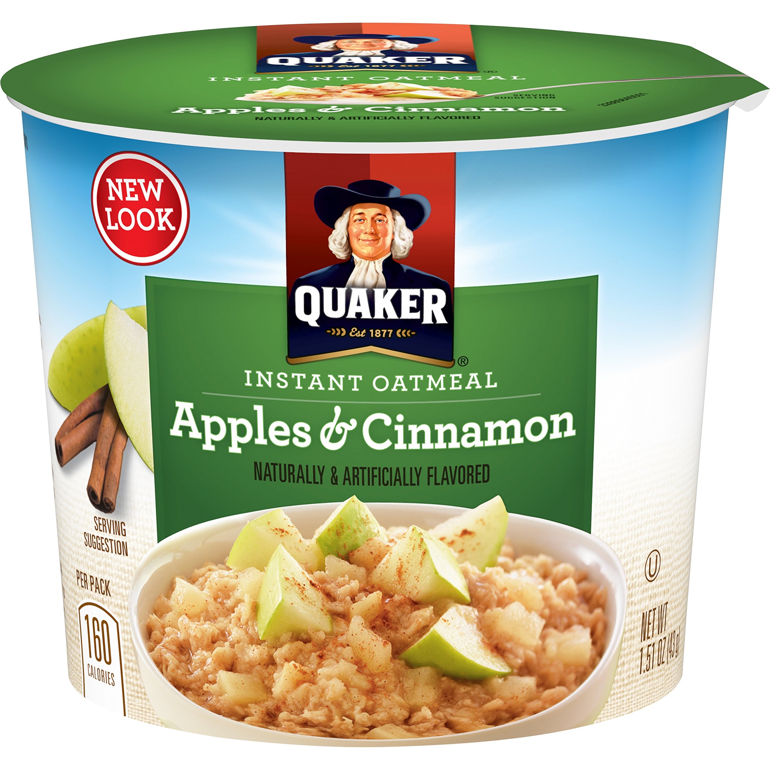 Quaker Instant Oatmeal Express Cups, Apples & Cranberries