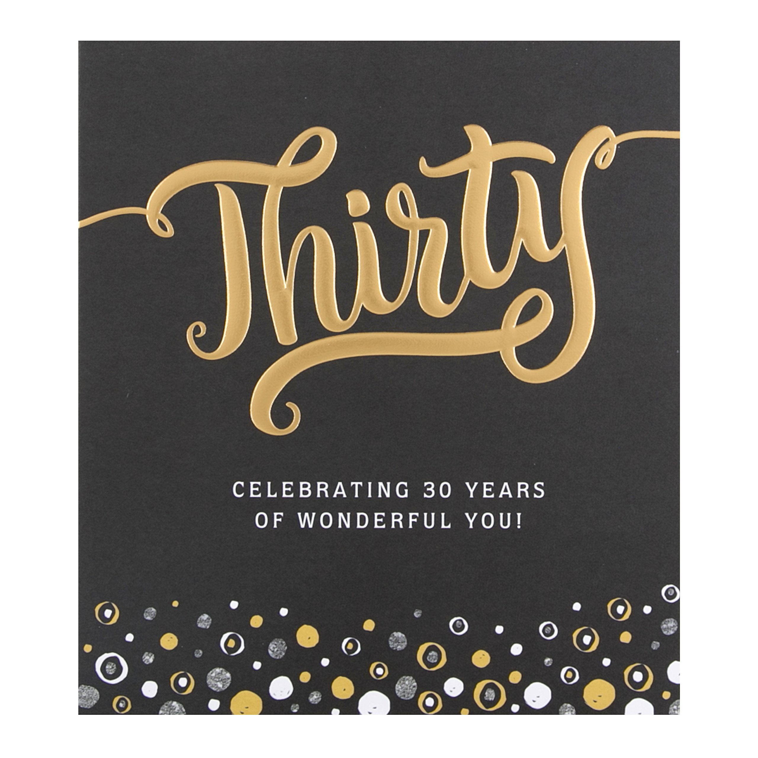 Hallmark 30th Birthday Card "Wonderful You" - Small
