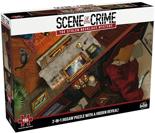 Scene of the Crime: The Stolen Necklace Mystery | 2-in-1 Jigsaw Puzzle with a Hidden Reveal! | Put the Pieces Together to Solve the Mystery | Ages 14+
