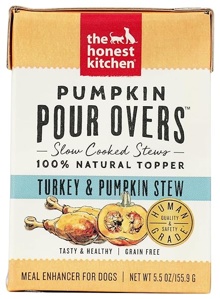 THE HONEST KITCHEN, PUMPKIN POUR OVERS TURKEY &...