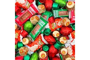 CRAZYOUTLET Christmas Candy Assortment, Popular Milk Chocolate Delights, Individually Wrapped, Bulk Pack 2 Pounds, (About 100 Count)