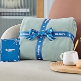 Bedsure Fleece Throw Blanket 150x200 Sage Green Microfibre Polyester view 6