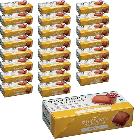 Amazon ミドリ安全 保存期間5年 ミドリ サバイバルパン エコパッケージ シーベリー 24箱 災害救助用品 通販 Amazon ミドリ安全 保存期間5年 ミドリ サバイバルパン エコパッケージ シーベリー 24箱 災害救助用品 通販