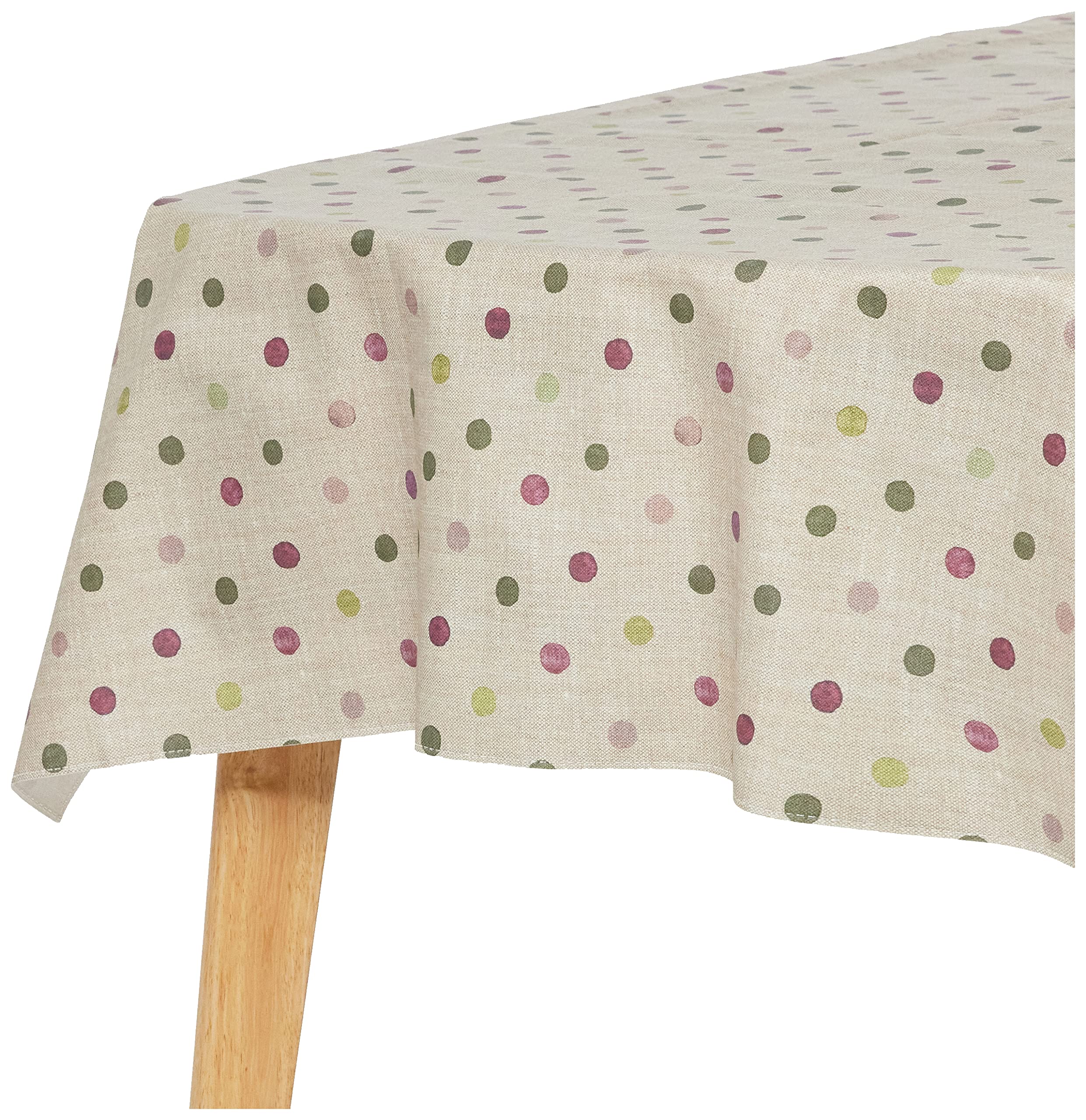 BL BELUM | Resin Tablecloth 100% Organic Cotton XL Size 180x180cm | Rectangular Tablecloth for Casual Meal | Stain Resistant, Waterproof, Made in Spain