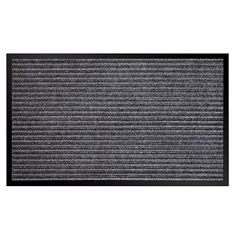 Leefrei Fußmatten Türvorleger / Sauberlaufmatte (Grau, 50x80cm)
