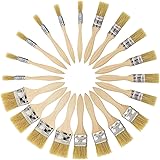 US Art Supply 20 Pack of Assorted Size Paint and Chip Paint Brushes for Paint, Stains, Varnishes, Glues, and Gesso