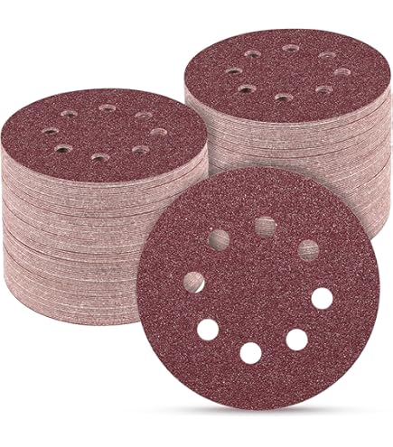 HIFESON 5/6inch Mini Round Sanding Block Mouse Sanding Disc