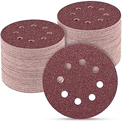 POTUINOM 100 PCS 5 Inch Sanding Discs 40