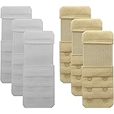 Tamlien 2 Hook Bra Extenders,Stretchy Soft and Comfortable Bra Strap Extender