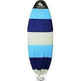 Tidal Wake TAG-IT Wakesurf Board Sock, 60" Round Nose Wakeboard Cover | Exclusive TAG-IT&trade; external ID tag identifies your board without opening the sock. Fits wakesurf, wakeboard &amp; foil boards.