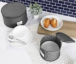STOZU China Storage Container for Big Dinner Plate